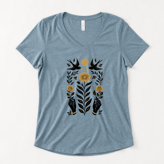Sanctum Botanica - Super Soft V Neck