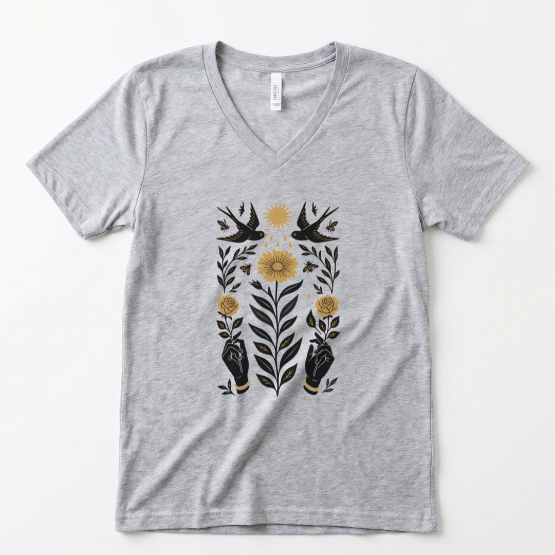 Sanctum Botanica - Super Soft V Neck