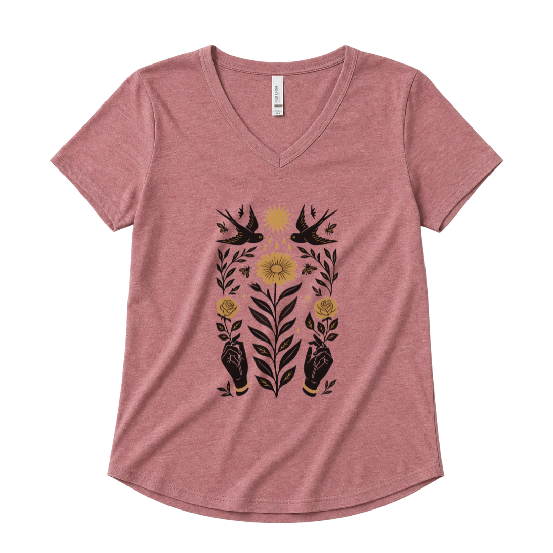 Sanctum Botanica - Super Soft V Neck