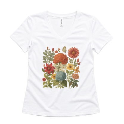 Hydrangea Bloom - Super Soft V Neck