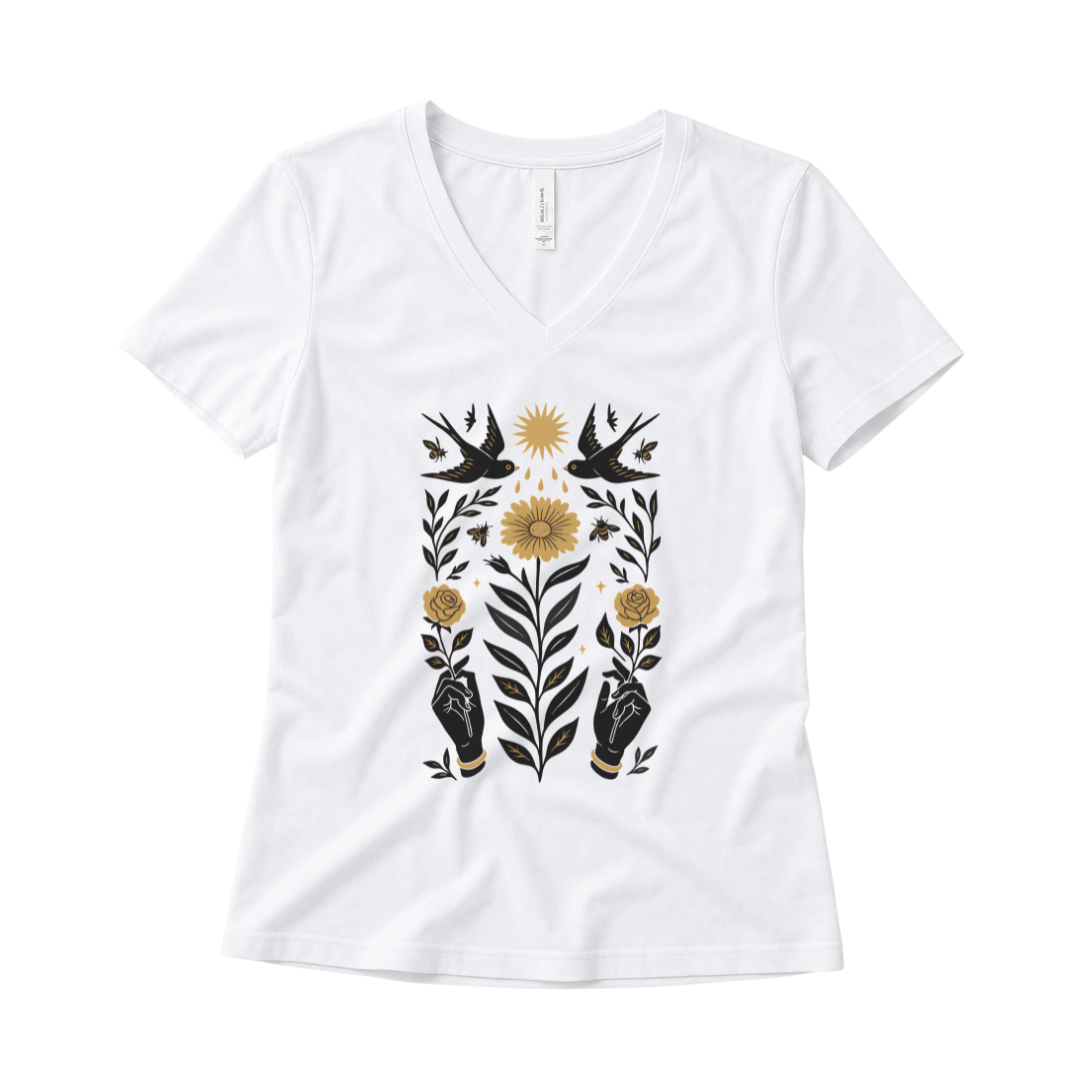 Sanctum Botanica - Super Soft V Neck