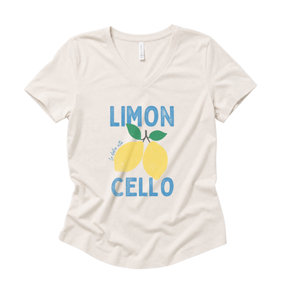 Limon Cello, Vintage Tee - Super Soft V-Neck