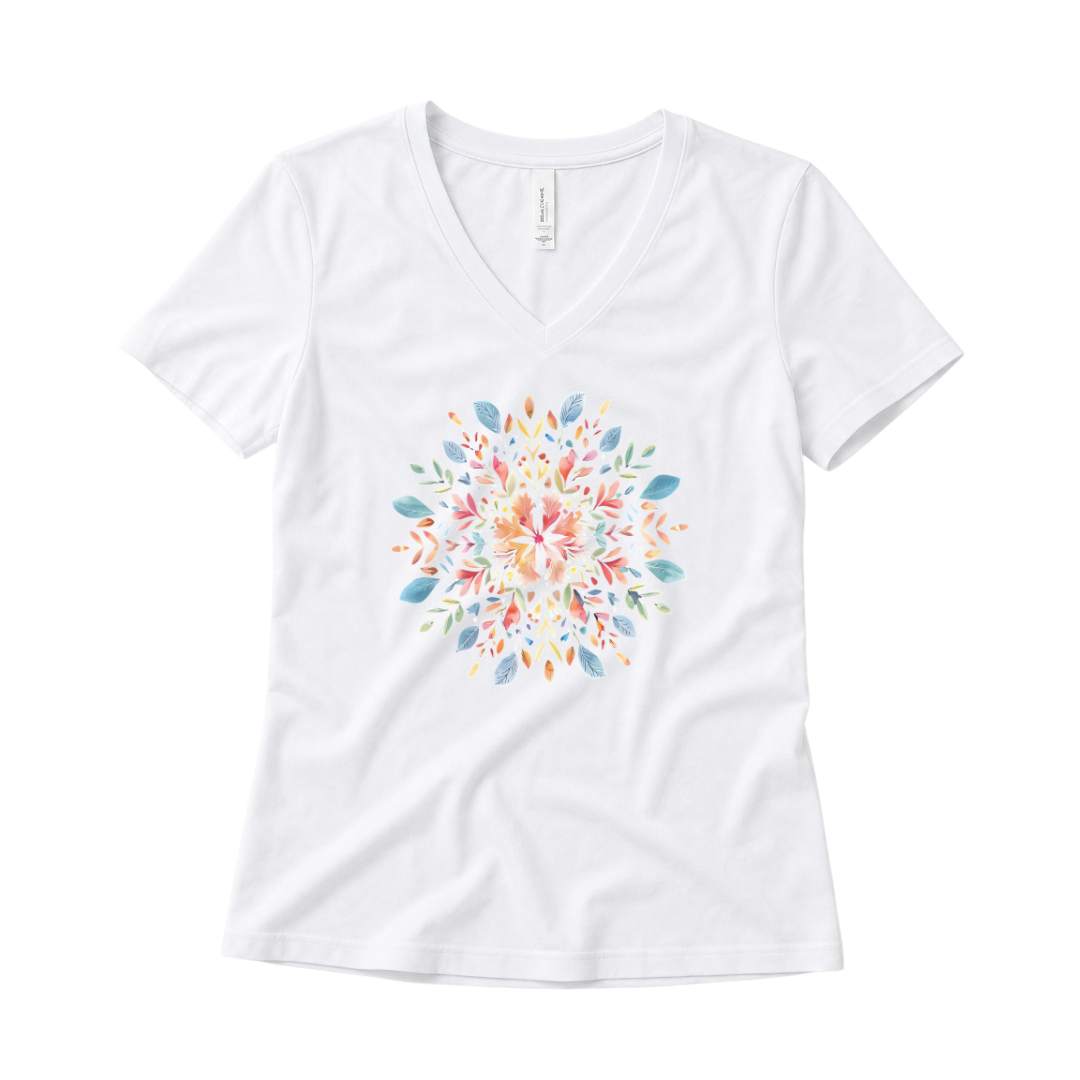 Plant Mandala - Super Soft V-Neck