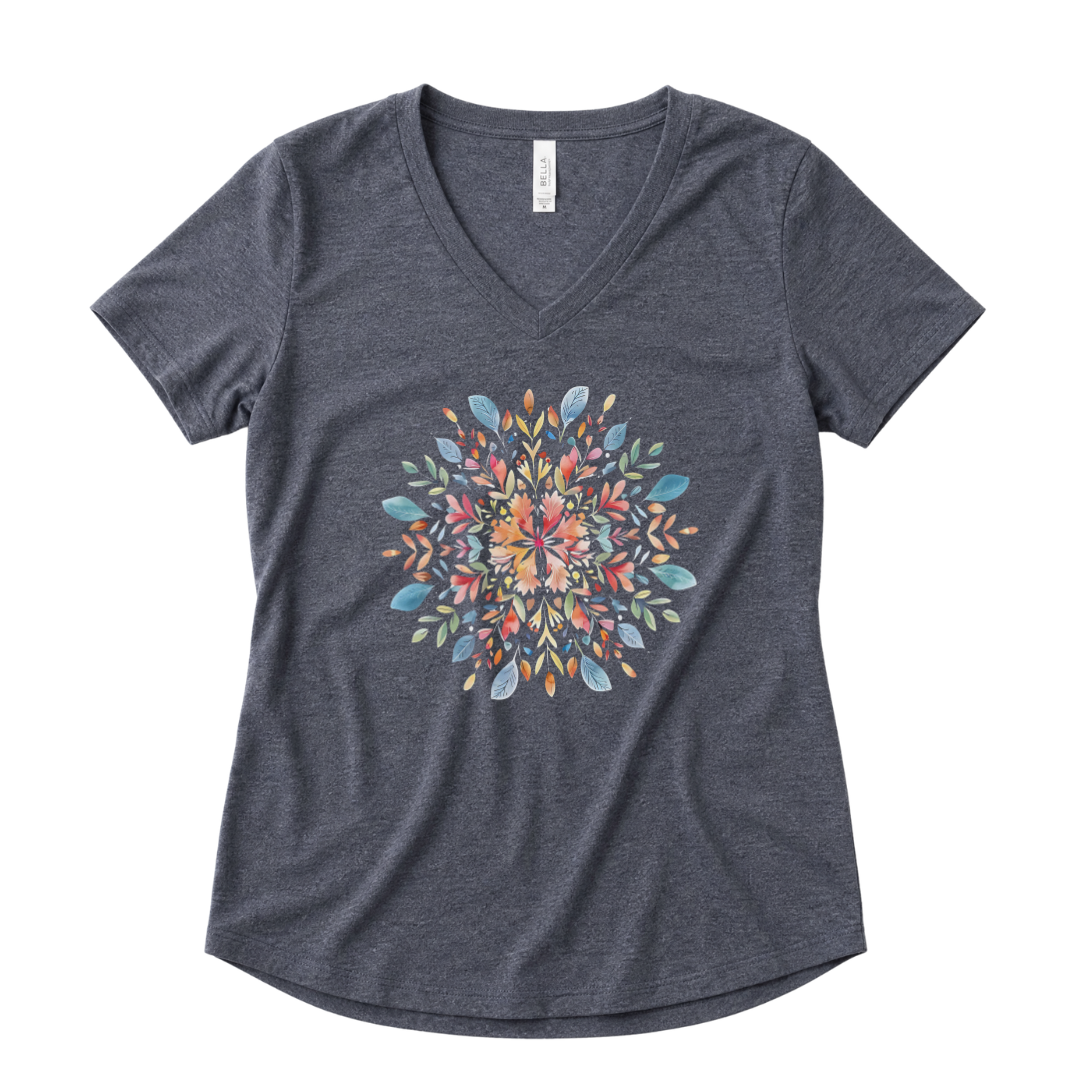 Plant Mandala - Super Soft V-Neck