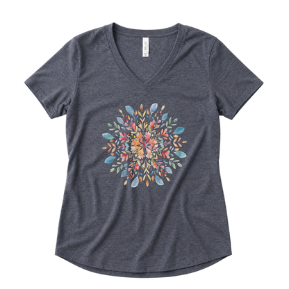 Plant Mandala - Super Soft V-Neck