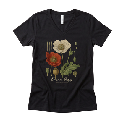 Common Poppy - Super Soft V Neck