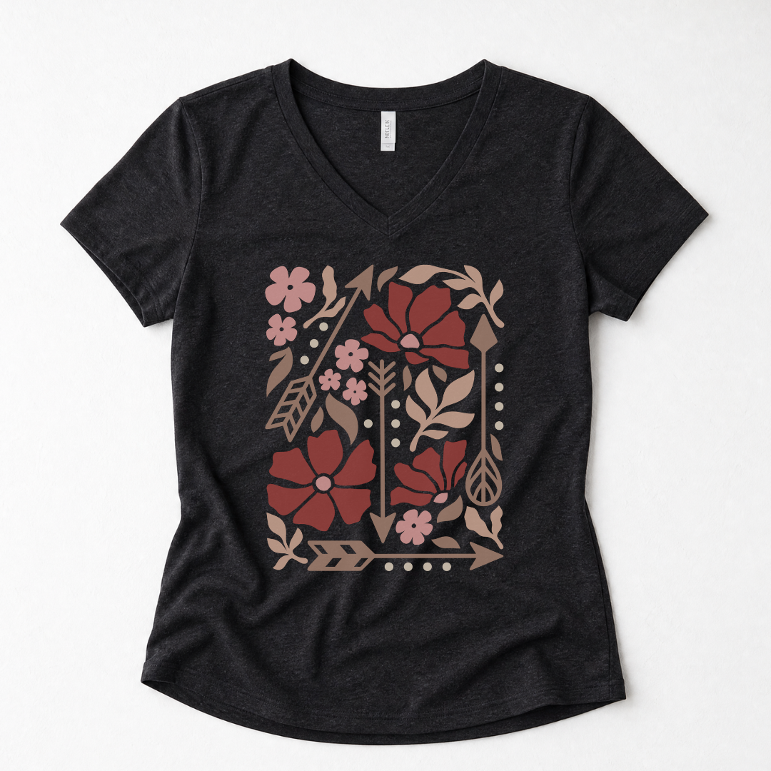 Arrows Of Bohemia - Super Soft V Neck