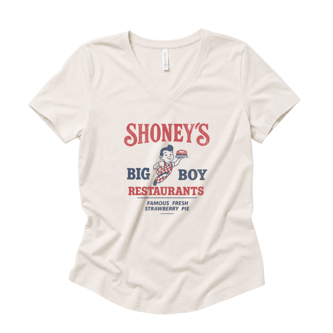 Shoney's Big Boy Restaurants - Super Soft V-Neck