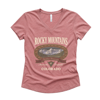 Rocky Mountains - Super Soft V Neck
