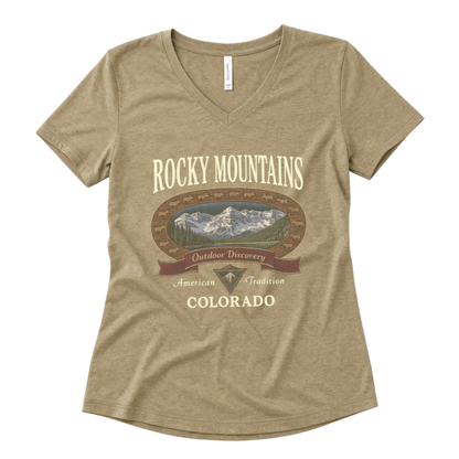 Rocky Mountains - Super Soft V Neck