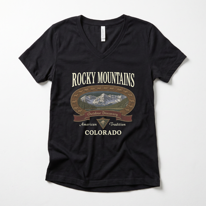 Rocky Mountains - Super Soft V Neck