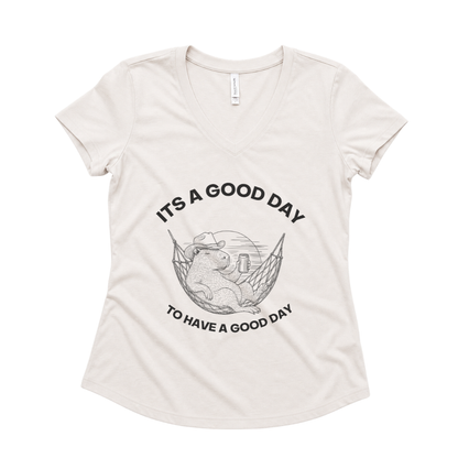 It's A Good Day To Have A Good Day - Super Soft V Neck