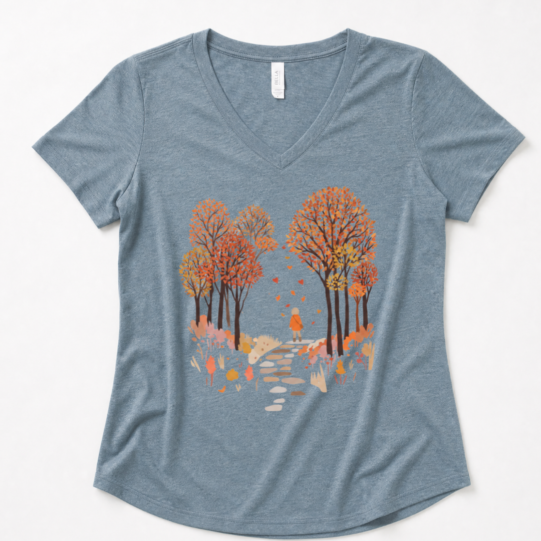 Autumn Walks - Super Soft V Neck