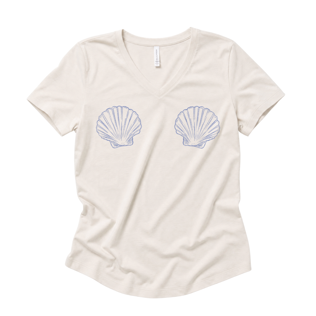 She Shells - Super Soft V Neck