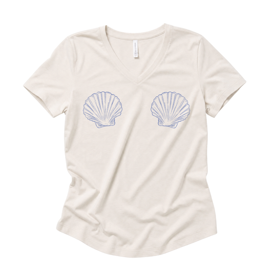 She Shells - Super Soft V Neck