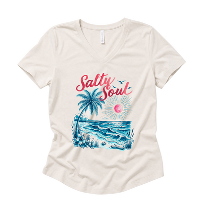 Salty Soul - Super Soft V Neck