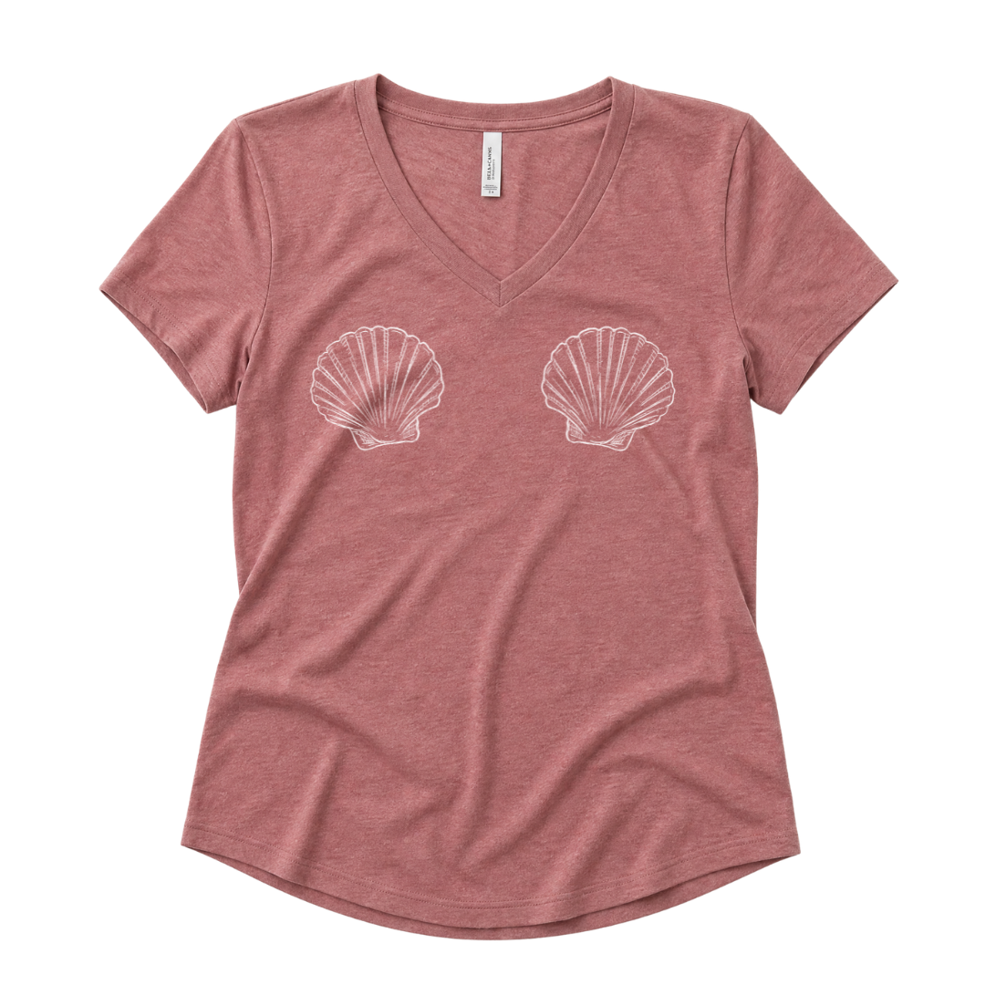 She Shells - Super Soft V Neck