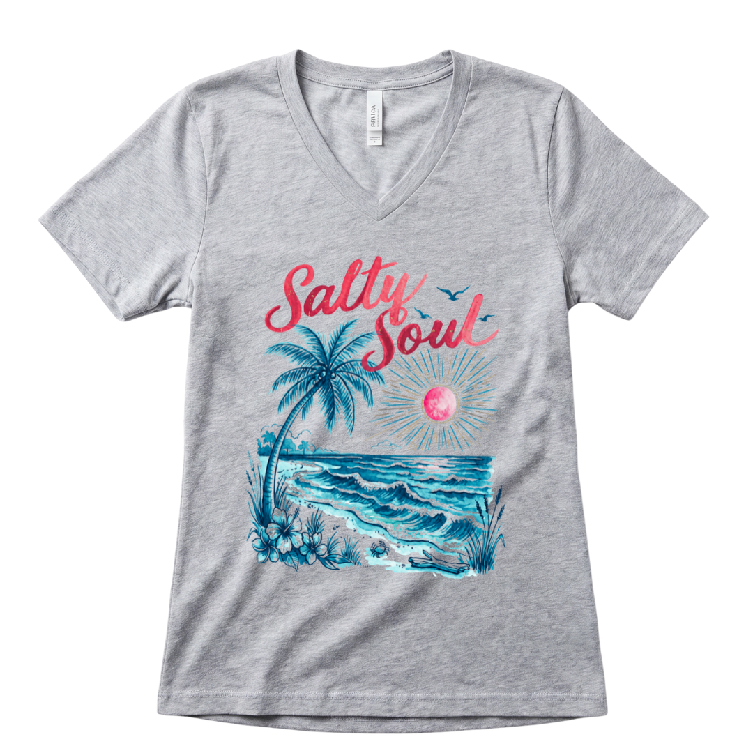 Salty Soul - Super Soft V Neck