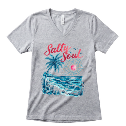 Salty Soul - Super Soft V Neck