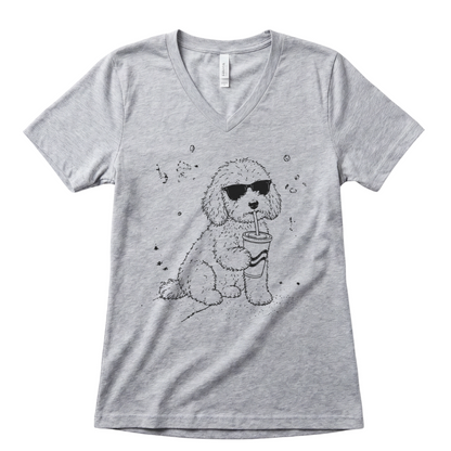 Soda Dog - Super Soft V Neck