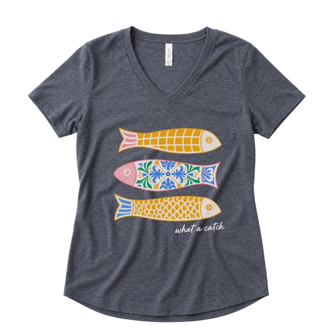 What A Catch - Super Soft V-Neck