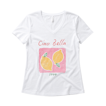 Ciao Bella Vintage Wash - Super Soft V-Neck