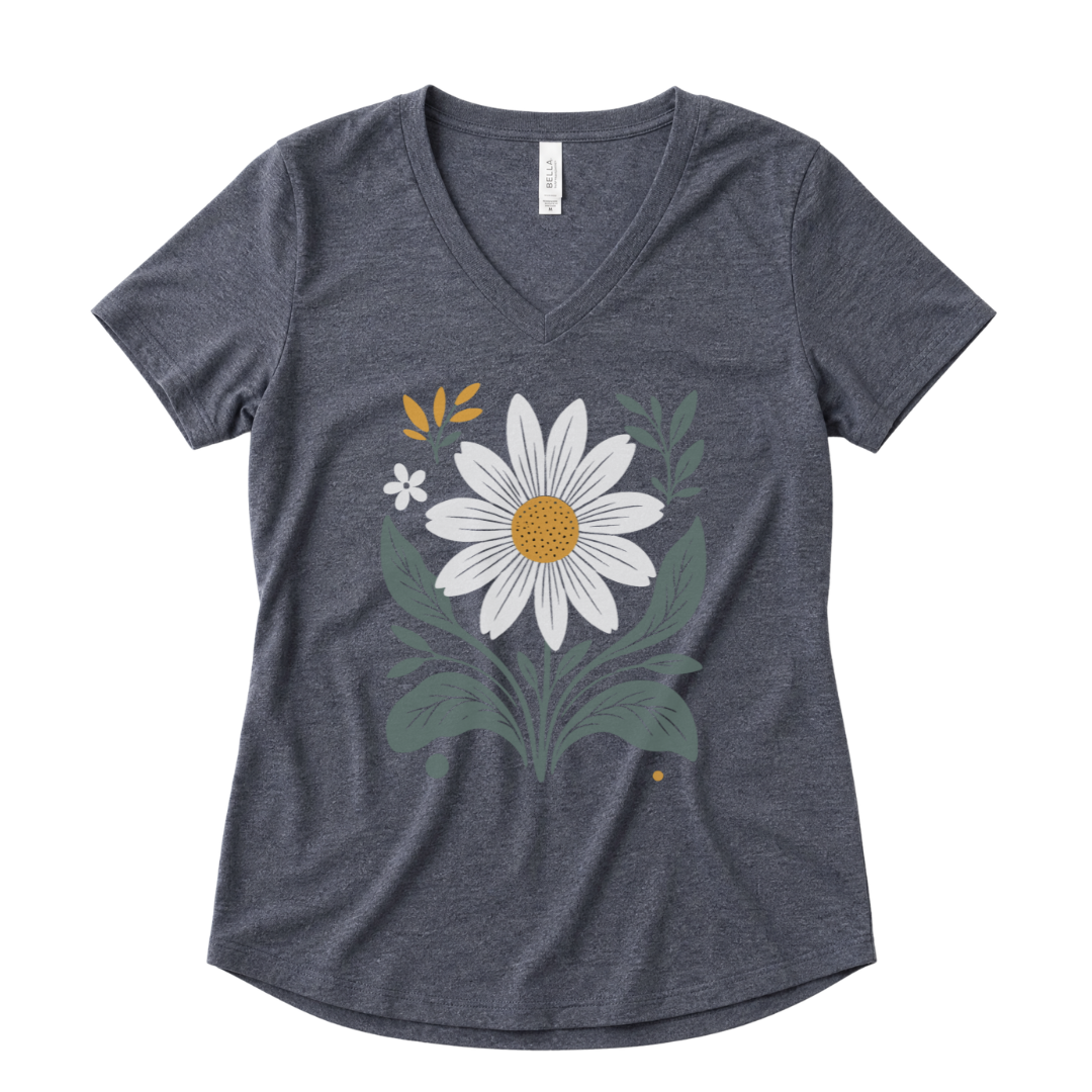 Daisy Days - Super Soft V Neck