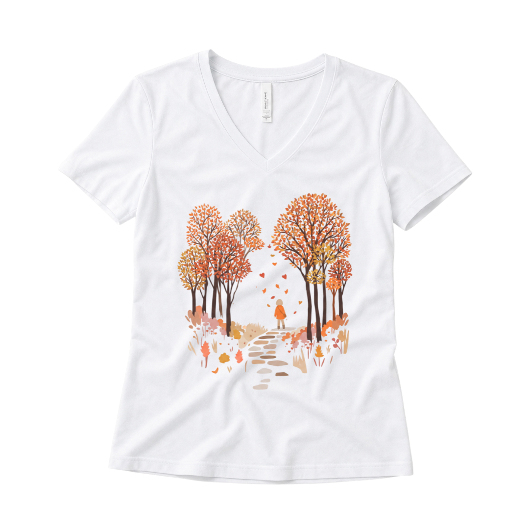 Autumn Walks - Super Soft V Neck