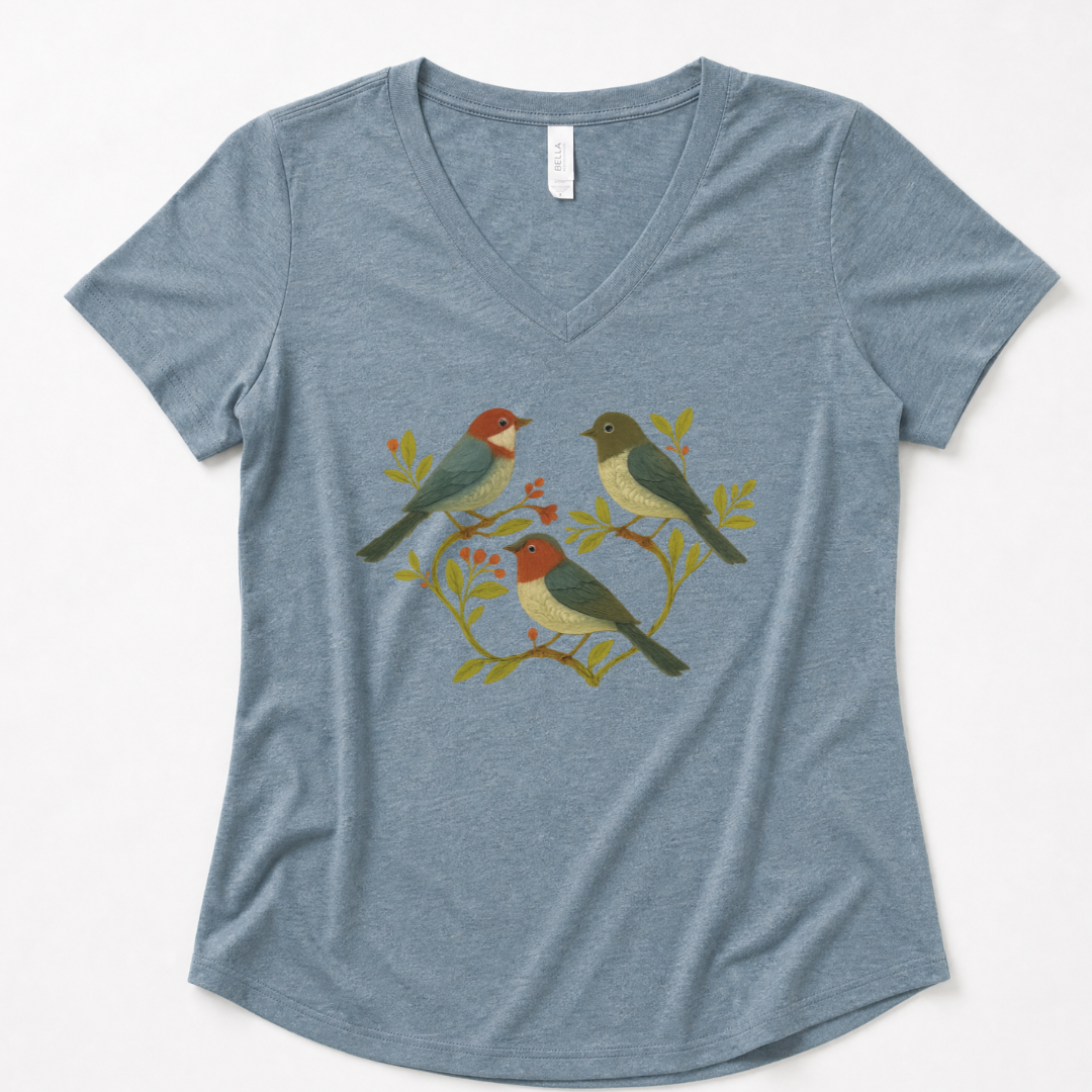 Garden Chorus - Super Soft V Neck