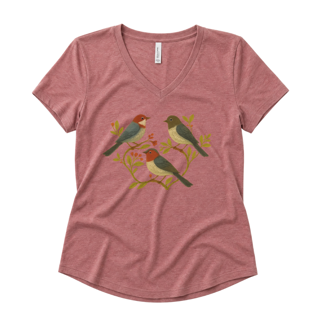 Garden Chorus - Super Soft V Neck