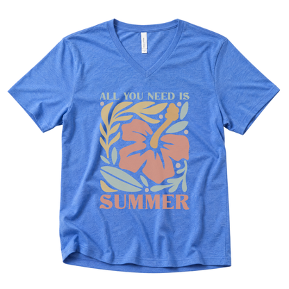All You Need Is Summer - Super Soft V Neck