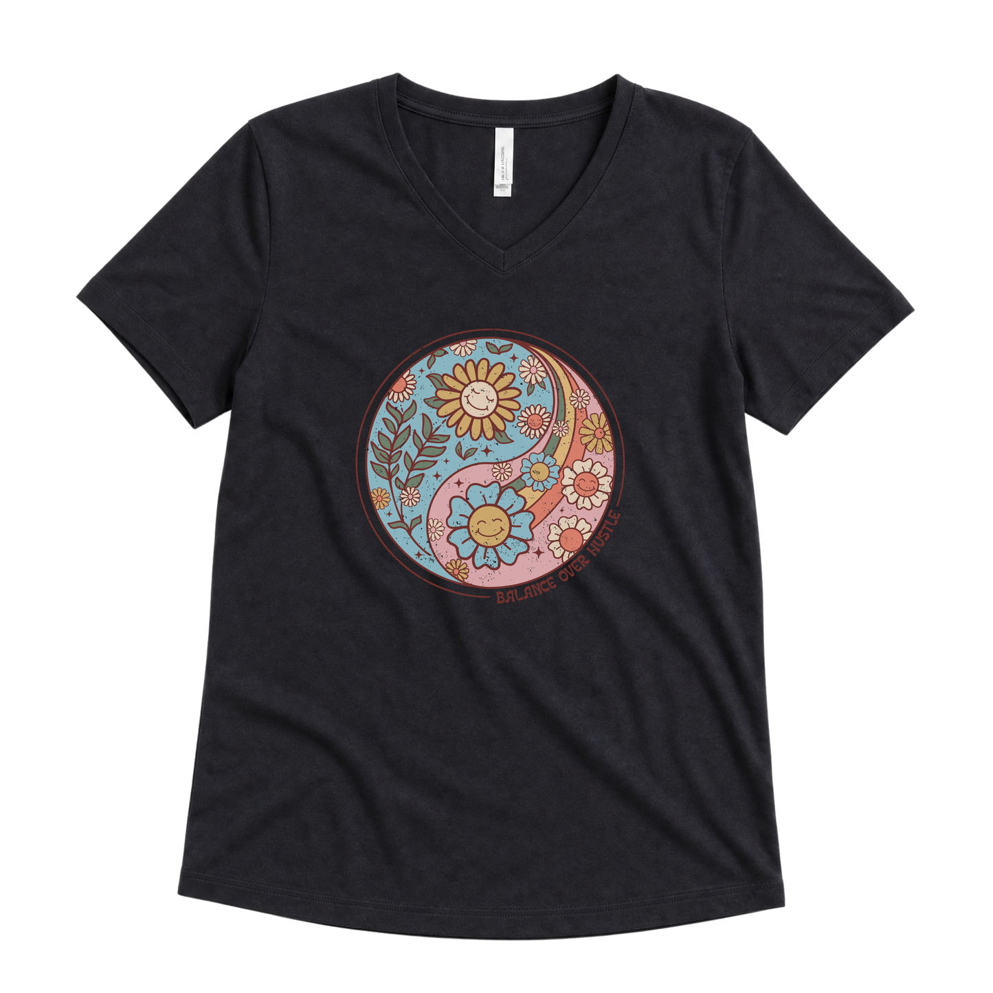Flowers and Yang - Super Soft V-Neck