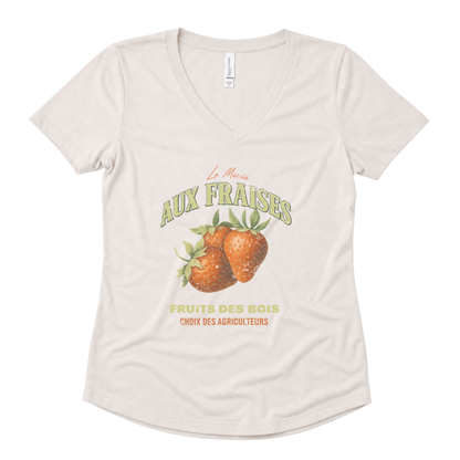 Aux Fraises - Super Soft V Neck