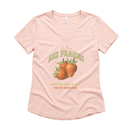 Aux Fraises - Super Soft V Neck