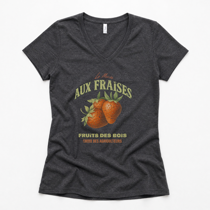 Aux Fraises - Super Soft V Neck