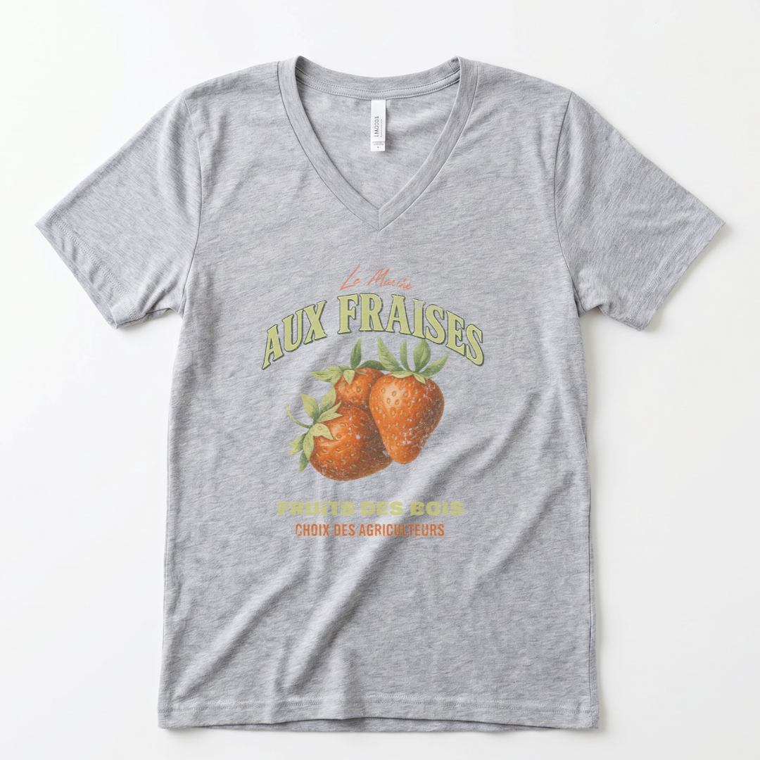 Aux Fraises - Super Soft V Neck