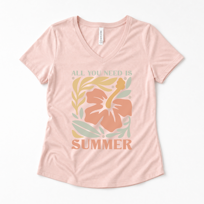 All You Need Is Summer - Super Soft V Neck