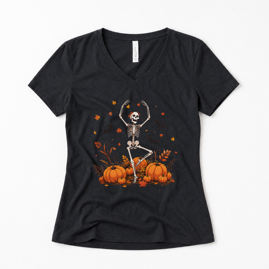 Dancing in the Pumpkin Patch - Super Soft V Neck
