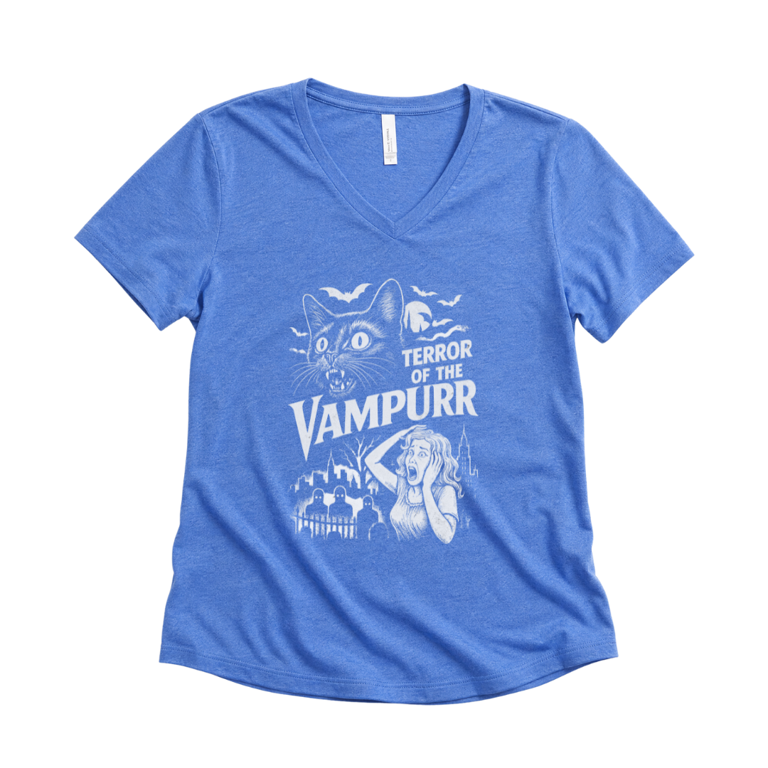 Terror Of The Vampurr - Super Soft V-Neck