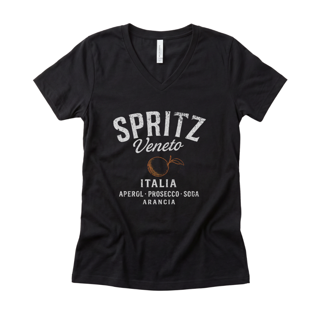 Spritz Vintage Print - Super Soft V Neck