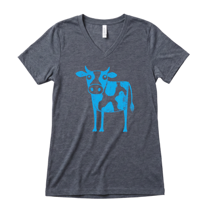 Cow - Super Soft V Neck