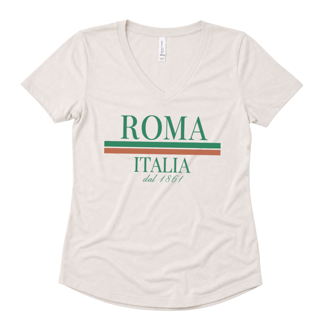 Roma Italia - Super Soft V Neck