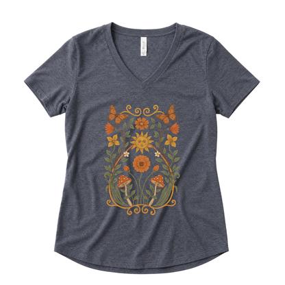Golden Butterfly - Super Soft V Neck