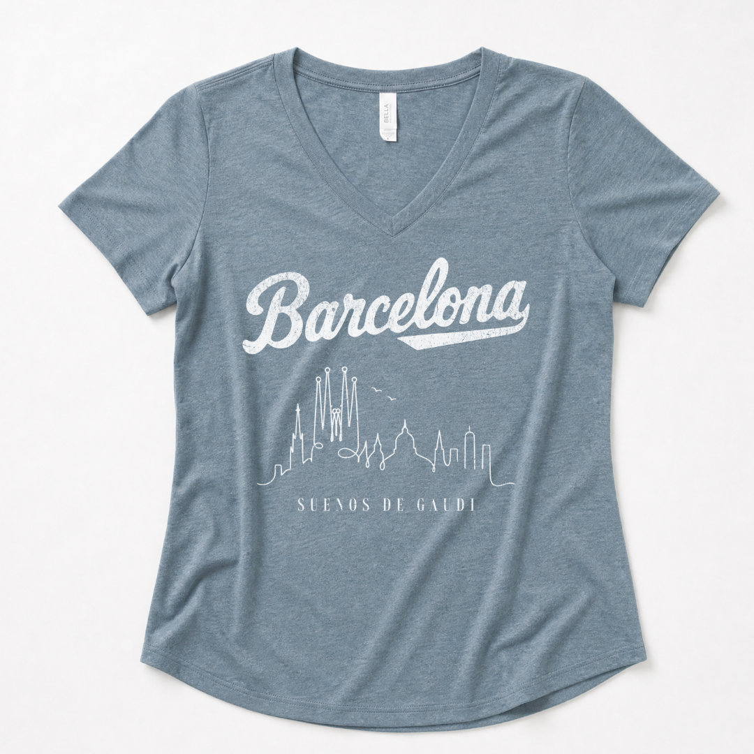 Barcelona, Dreams Of Gaudi - Super Soft V Neck