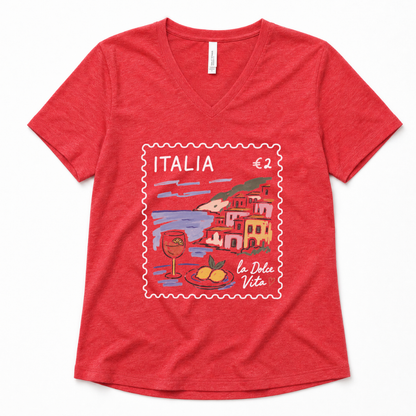 Postage from Positano - Super Soft V-Neck