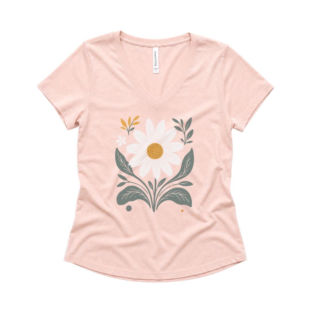 Daisy Days - Super Soft V Neck