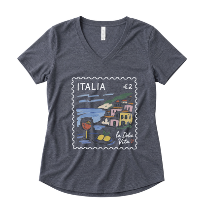 Postage from Positano - Super Soft V-Neck