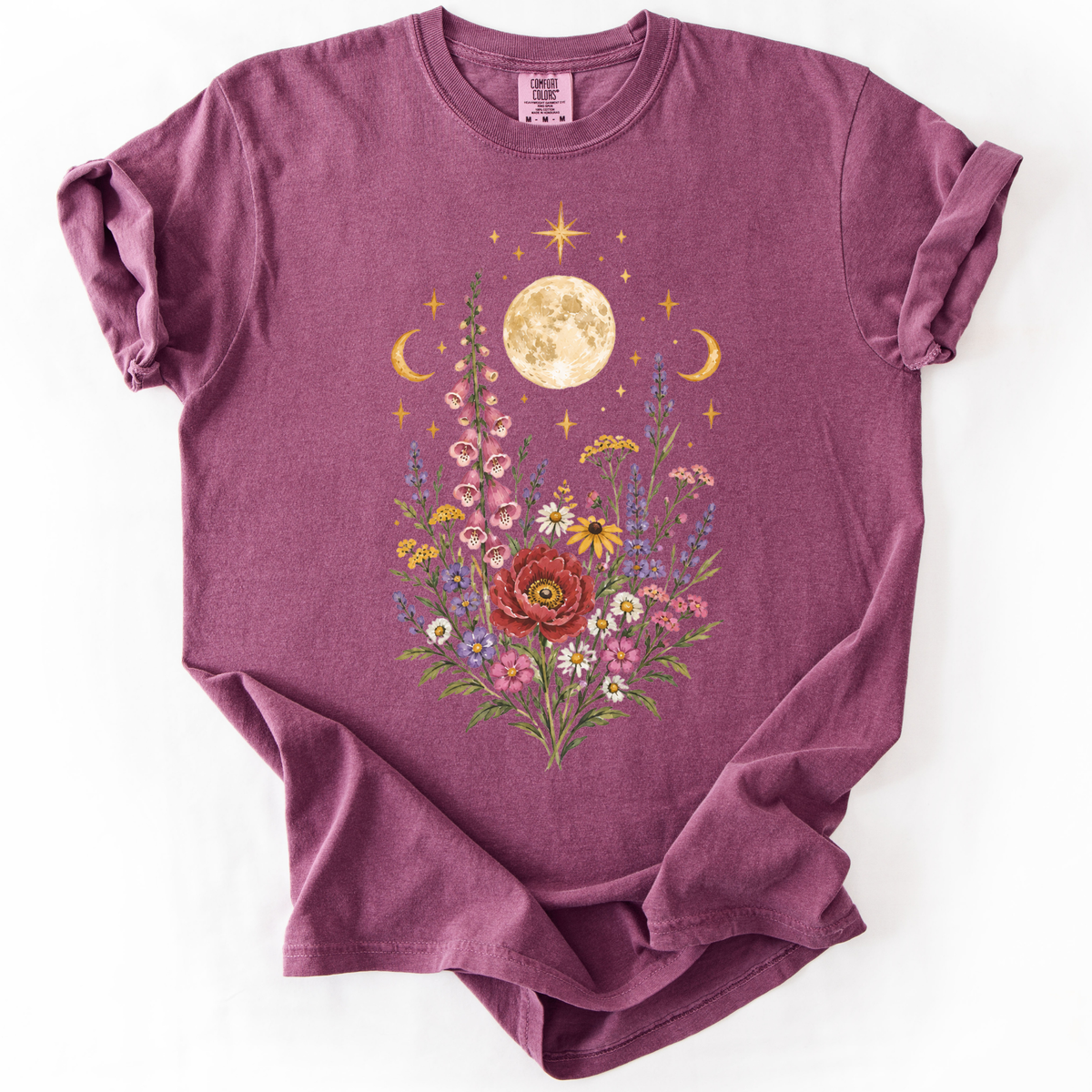 Mystic Moon -  Relaxed Fit Vintage Wash T Shirt