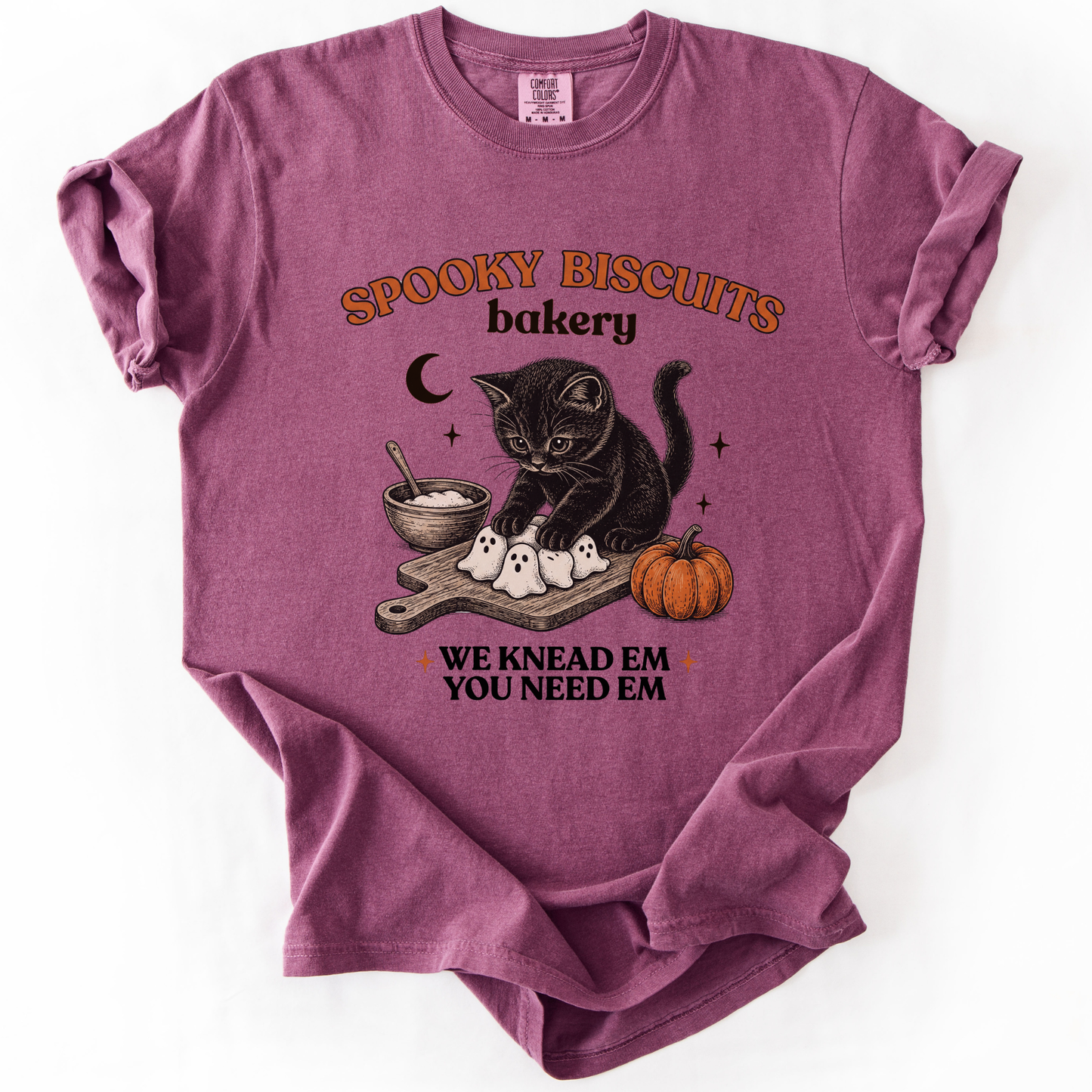 Spooky Biscuit Bakery -  Comfort Colors Relaxed Fit Premium T Shirt