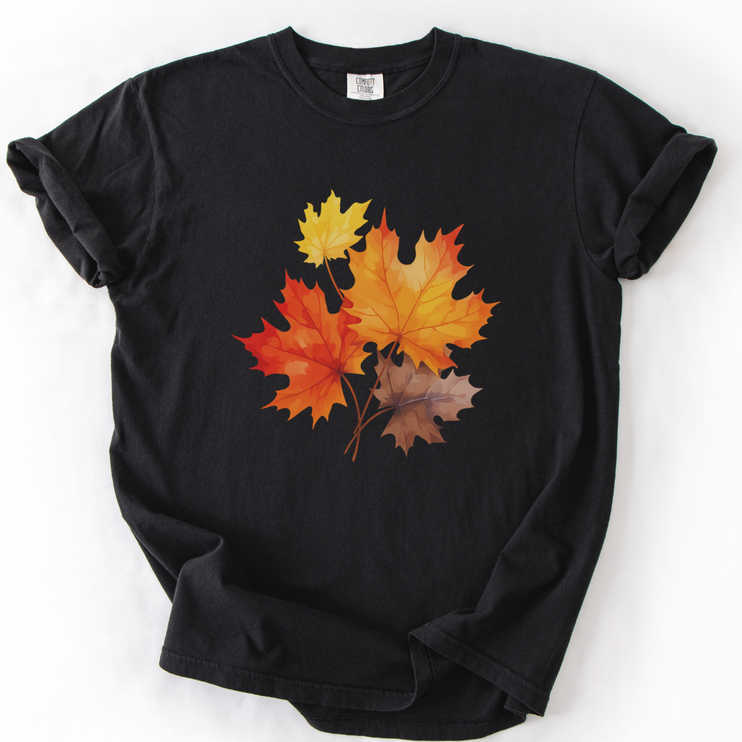 Autumn Leaves -  Comfort Colors Relaxed Fit Premium T Shirt